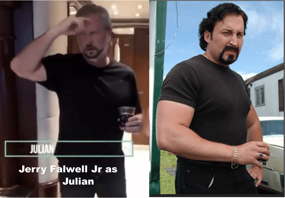 Jerry Falwell Jr as Julian from Trailer Park Boys