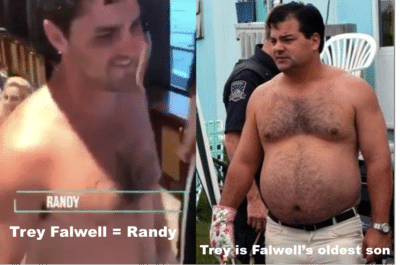Jerry "Trey" Falwell III as Randy from Trailer Park Boys