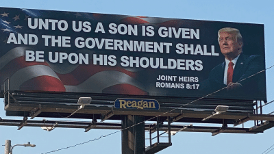 Trump billboard Georgia