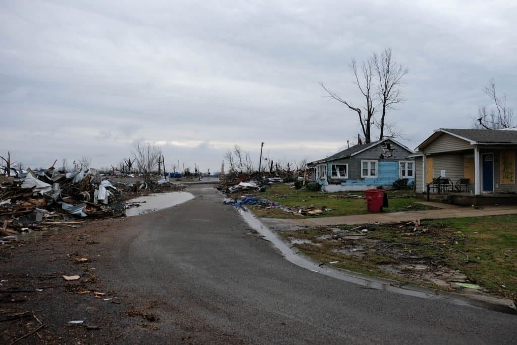 tornado damage Kentucky