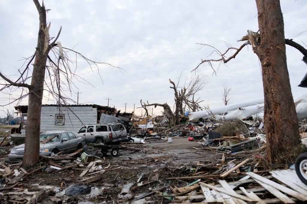 tornado disaster relief COVID omicron