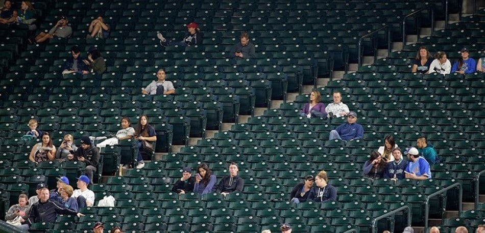 baseball empty seats