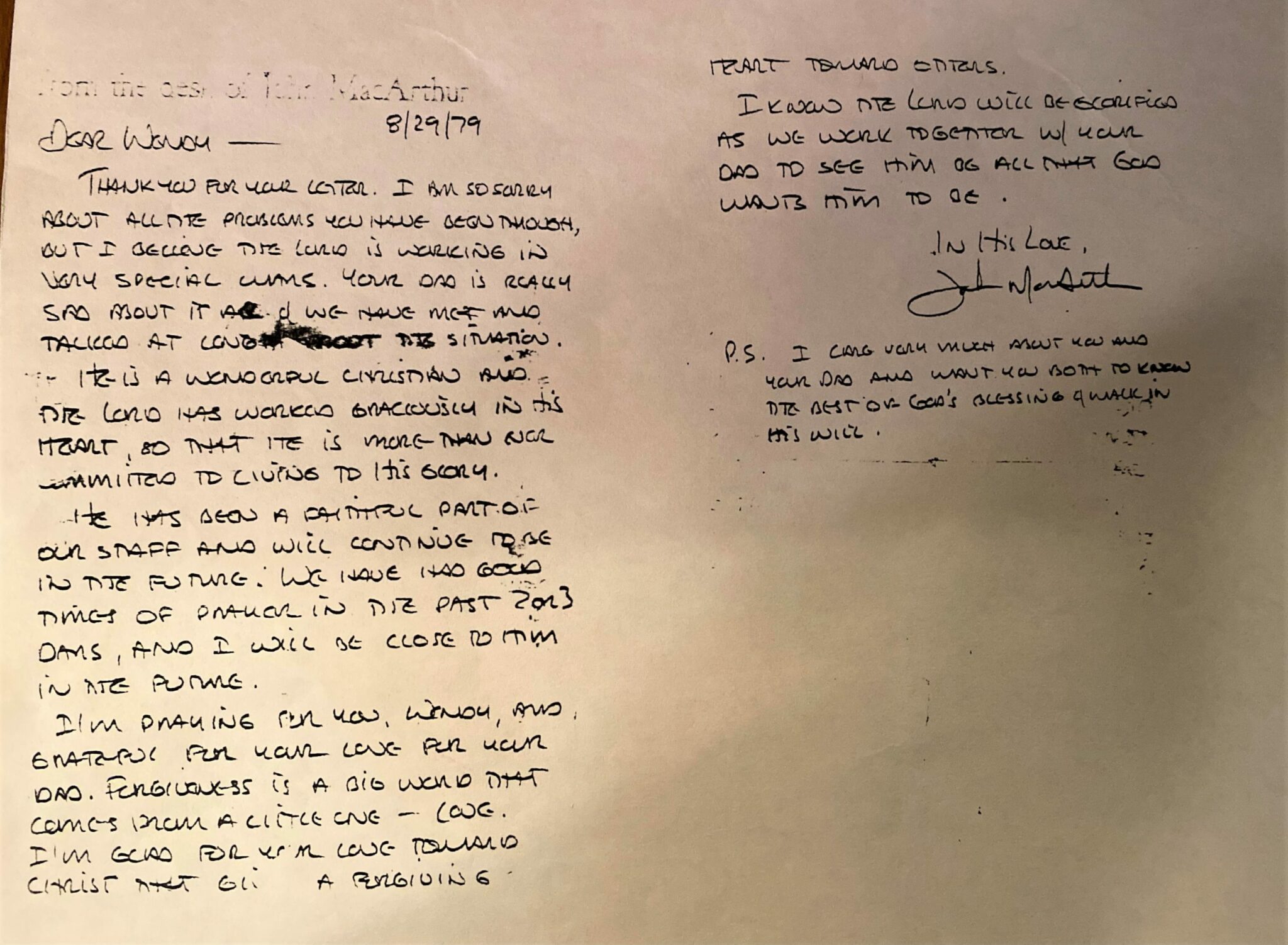 guay macarthur letter