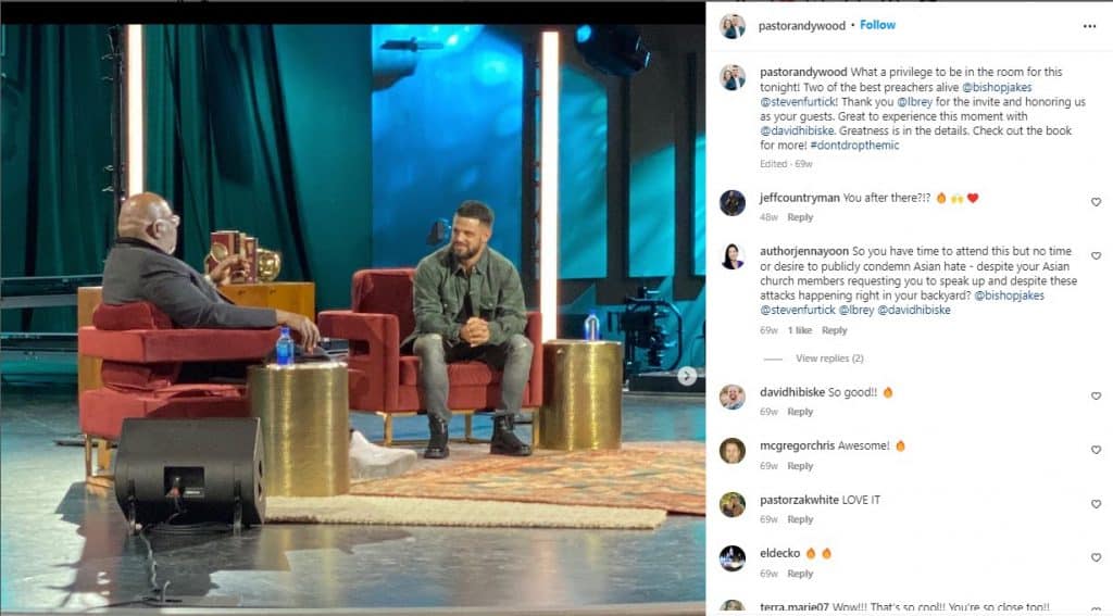 andy wood instagram furtick jakes