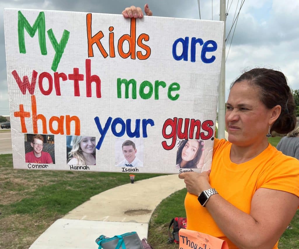 prayer protest shooting