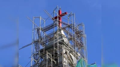 church steeple deconstruction