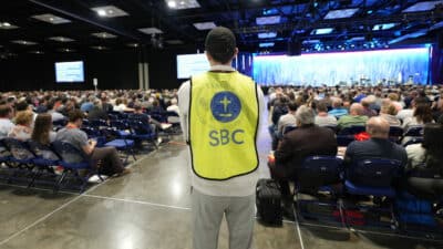 The Southern Baptist Convention annual meeting at the Indiana Convention Center in Indianapolis, June 11, 2024.