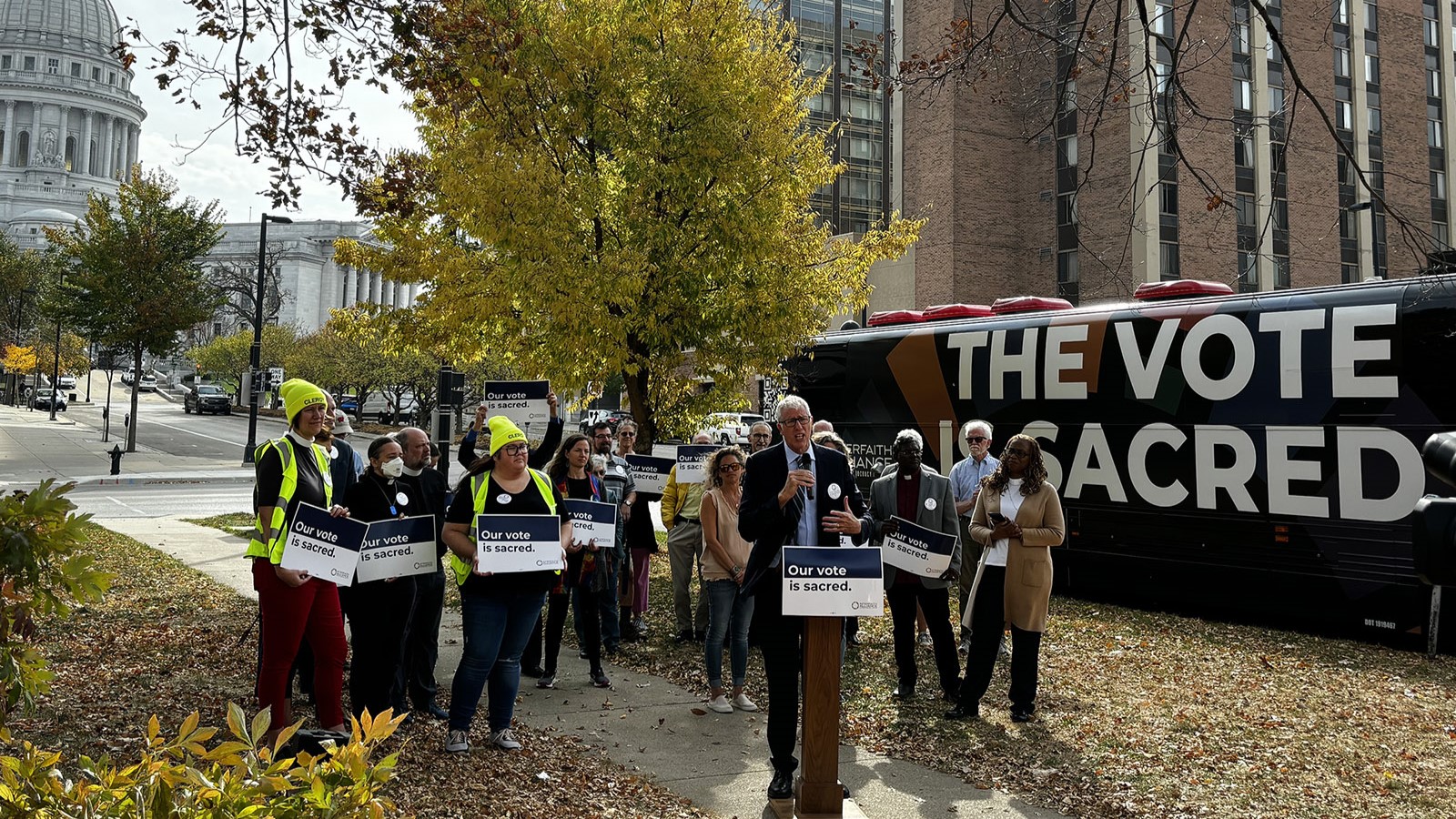 'Every Vote is Sacred' Wisconsin Clergy Pray As Election Day Looms