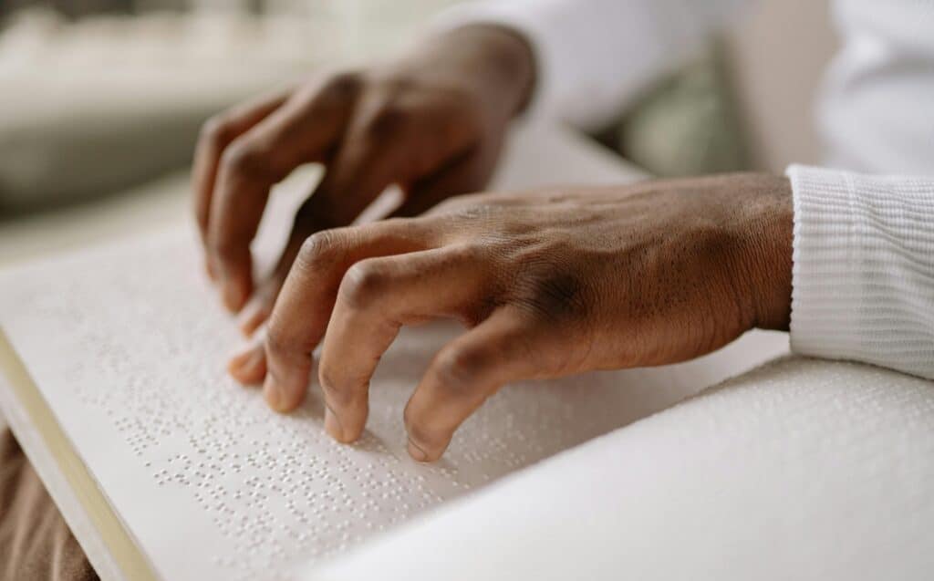 braille visually impaired