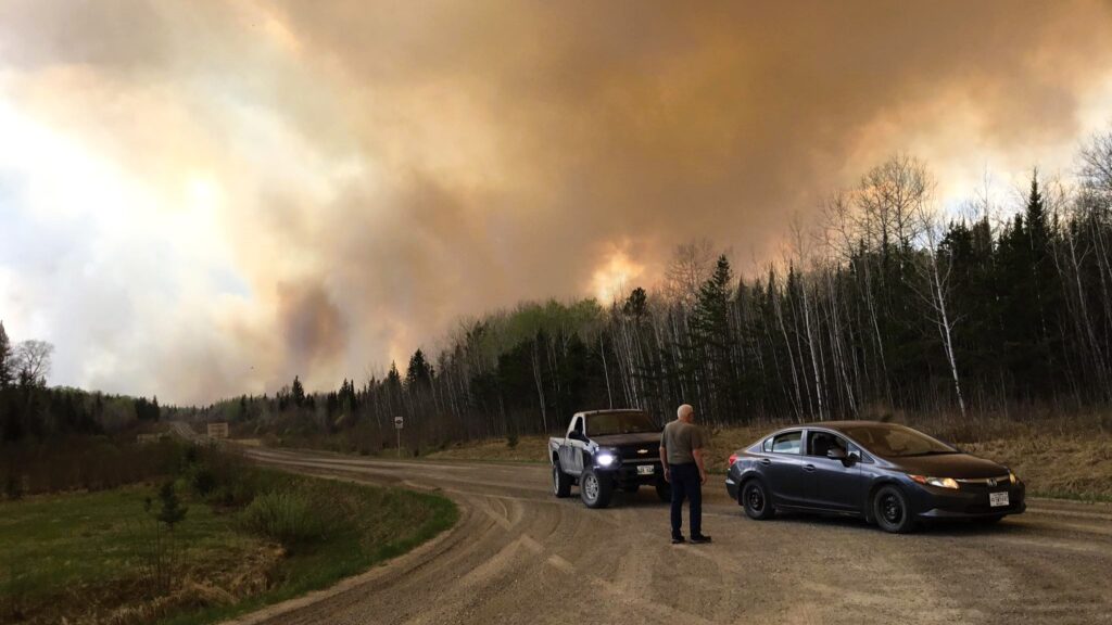 eastern canada wildfires camps