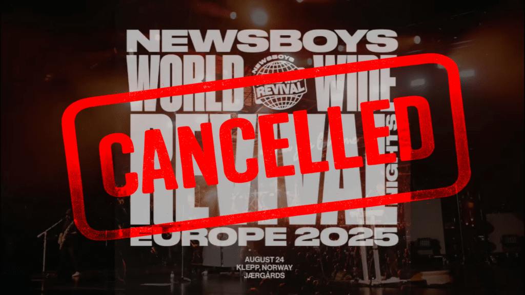 newsboys norway canceled tour